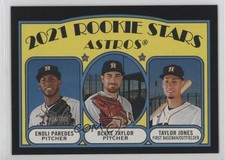 2021 Heritage Rookie Stars Black Border /50 Enoli Paredes Blake Taylor #211 16vb