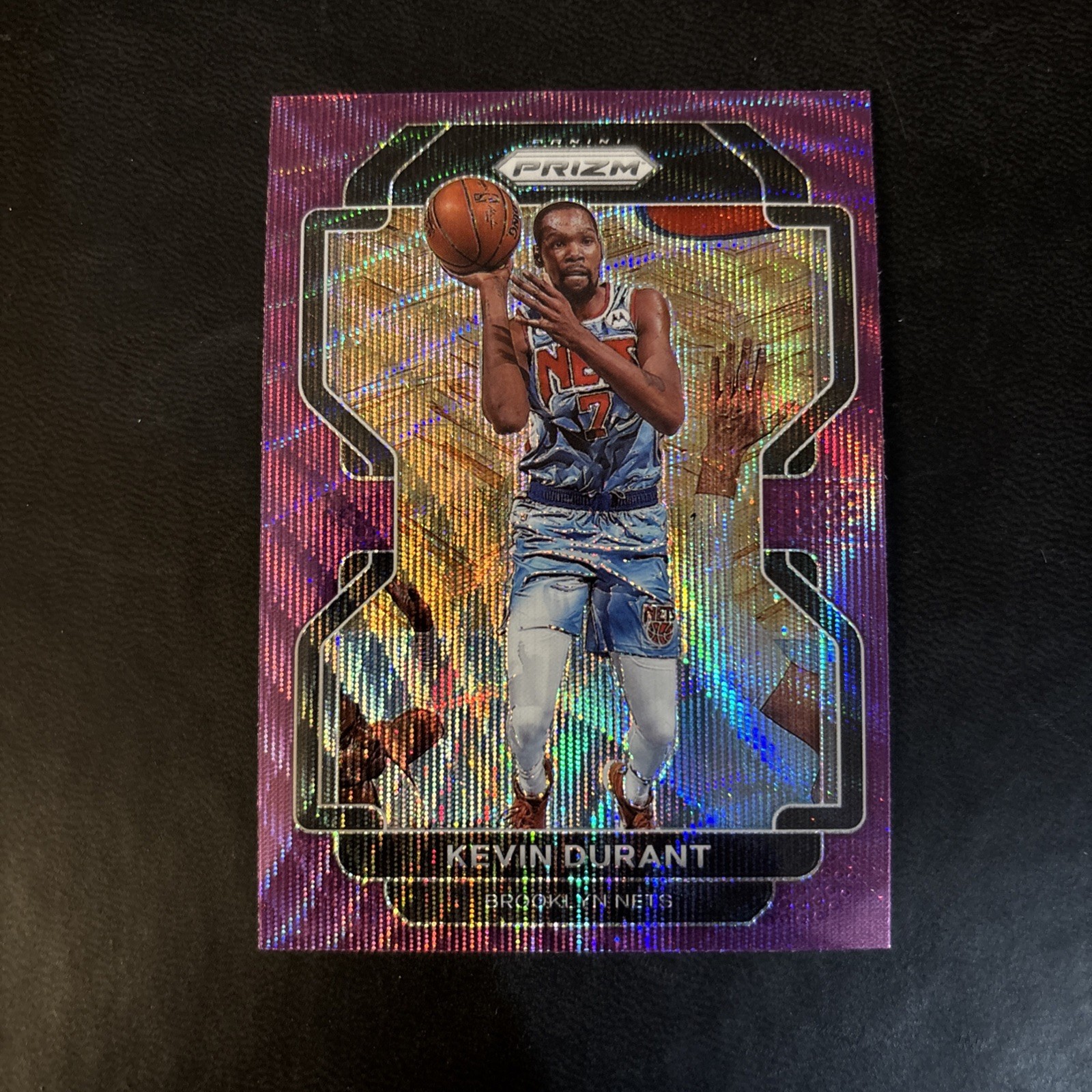 2021-22 Panini Prizm - Kevin Durant #120 Purple Wave Prizm