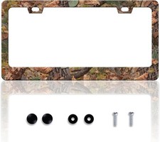 Camo License Plate Frame Forest Camouflage License Plate Frames Personalise