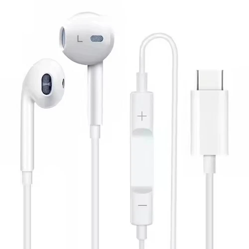 USB C Wired Earphones w/ Mic for iPhone 15 Samsung S23 S22 Pixel iPad OnePlus - Picture 7 of 7