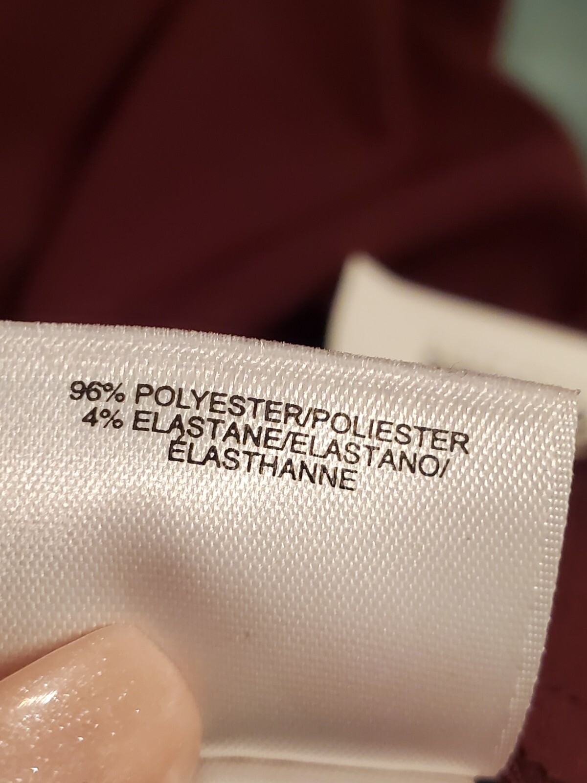 Anne Klein Women's Red Solid Polyester Straight L… - image 13