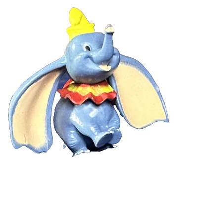 Disney Dumbo Elephant Figure 1 1/2'' Tall Cake Topper Figurine