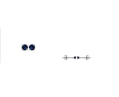 Boucles D'oreilles Clous Puces 4 Mm En Argent Massif 925 - Poinçonnées Et Garanties, Neuves