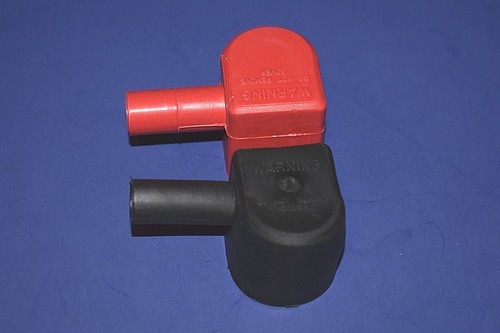 Lawn Mower Garden Tractor Battery Terminal Boot 1 Right NEG 1 Left POS 4-8 Gauge - Picture 5 of 6