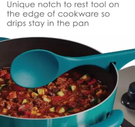 Rachael Ray Herramientas y Gadgets Juego de 2 Piezas Herramientas Perezosas, Azul - Foto 3 de 4