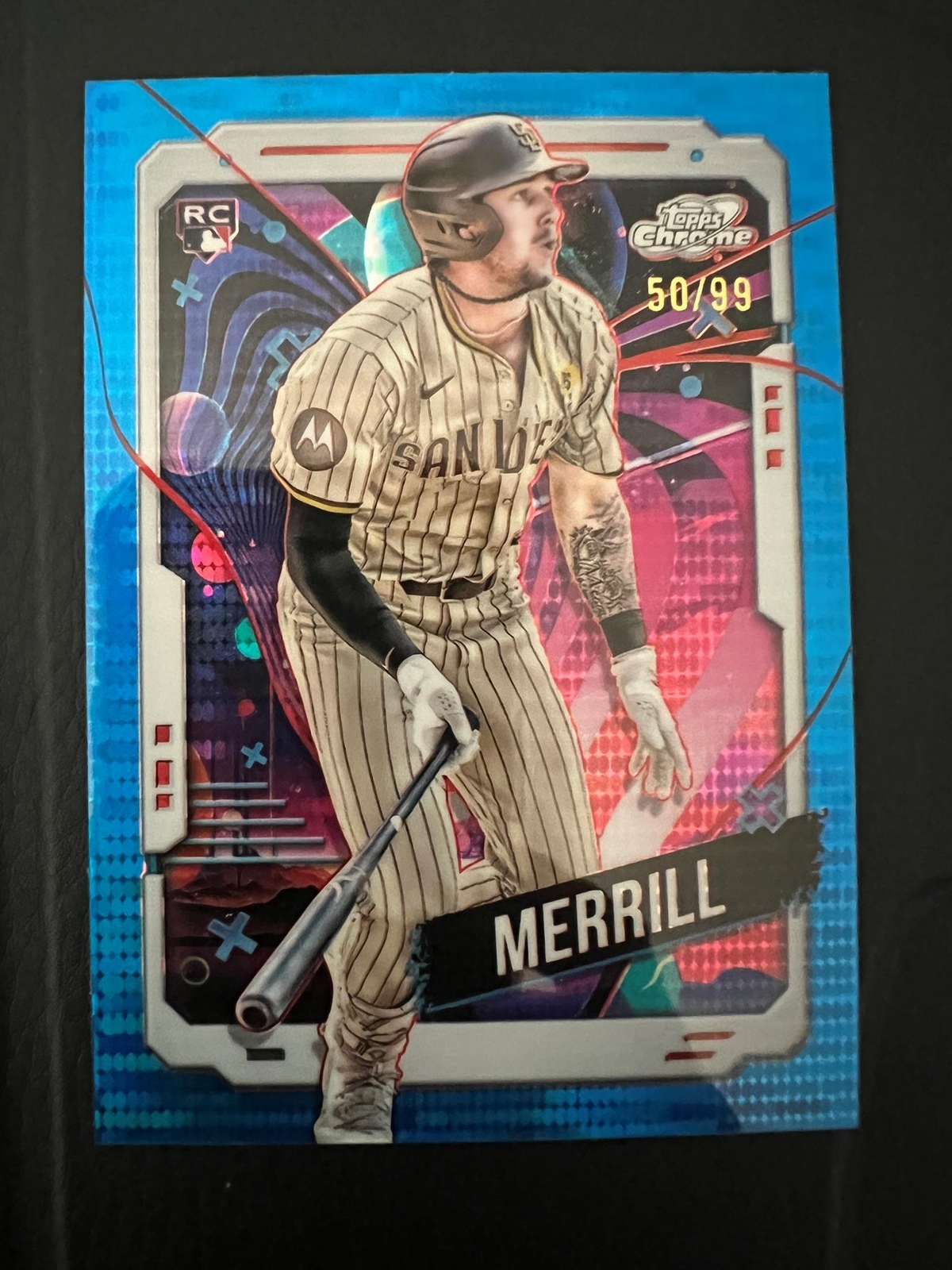 JACKSON MERRILL ROOKIE CARD NUMBERED 