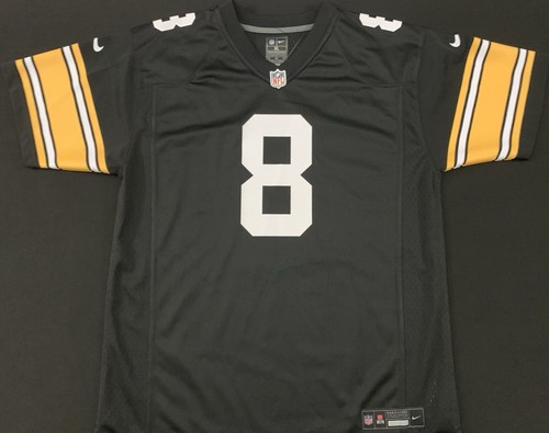 NWT Nike Kenny Pickett Pittsburgh Steelers Black Throwback Game Jersey Youth XL - 第 1/6 張圖片