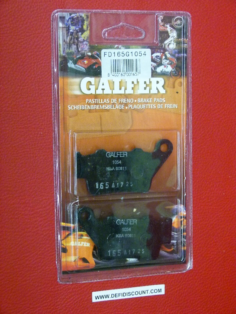 Plaquettes de frein Galfer Gasgas EC250 99-00 FD165G1054 pour moto d'enduro