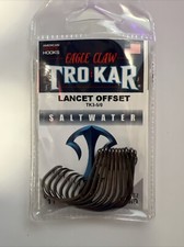 EAGLE CLAW TROKAR SALTWATER HD OCTOPUS HOOKS - 1/0 & 2 /0 - 12 PACKS