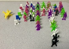 Tim-Mee Galaxy Laser Team figures 59 toys mix of original & reissue plus X-Wing