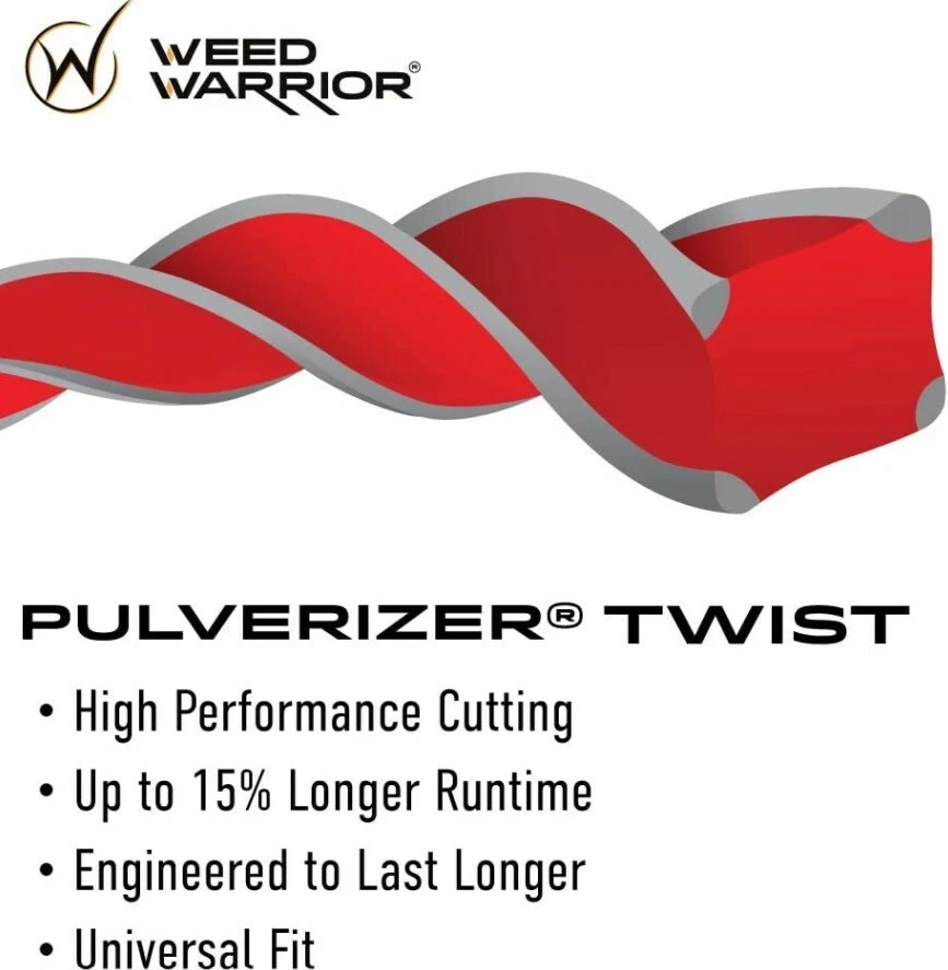 Recortadora de cuerda giratoria bicomponente duradera .095 línea de gas herbicida Wacker 100' Foto 2 de 4