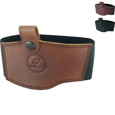 Black Leather Gear Shifter Pad For Motorcycle Boots