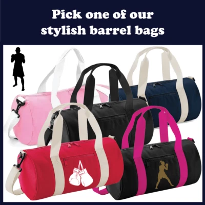 Personalised Boxing Bag Kids Club Holdall Boys Girls Kit Childrens Gloves Shoes