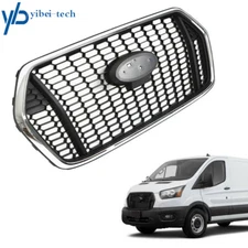 For 2020-2022 Ford Transit T150 T250 T350 Front Upper Grille Grill Matte Black