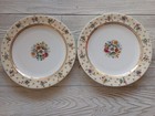 New ListingRaynaud Limoges France Gold Floral Dinner Plates Set of 2 #1