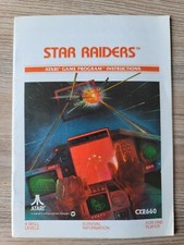 Vintage Early 1980s Star Raiders Atari 2600 Game Cartridge Manual