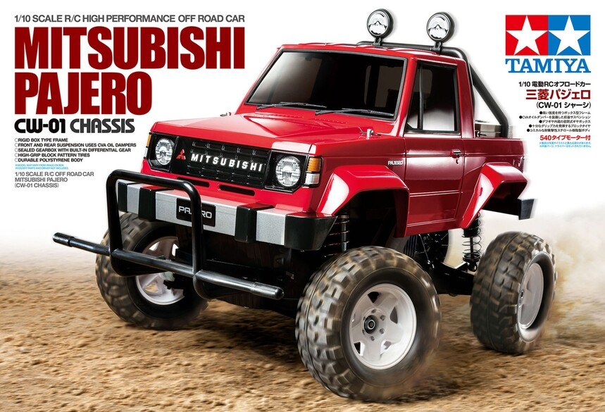 Tamiya 58727-60A RC 1/10 Mitsubishi Pajero CW-01 Off-Road Truck