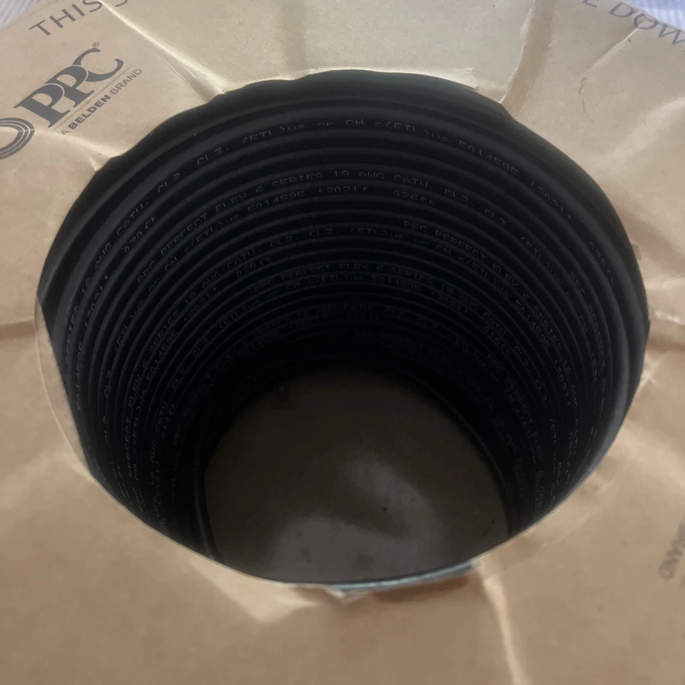 500 FT BLACK PPC PERFECTFLEX BROADBAND RG6 COAXIAL Cable BLACK TRISHIELD -Carton - Image 4 of 4