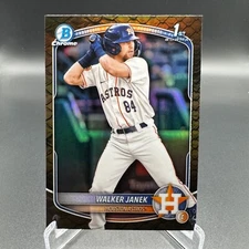 2025 Bowman Walker Janek 1st Bowman Chrome Prospects Reptilian Refractor #BCP-15