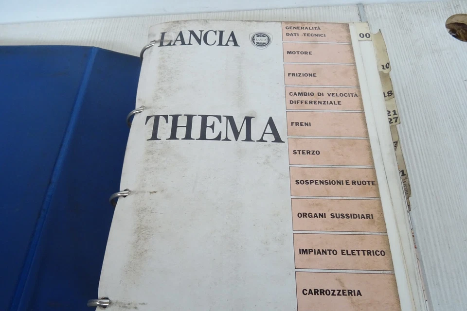 manuale officina Lancia Thema 2000 ie Turbo 2500 Turbo Diesel - Immagine 3 di 4