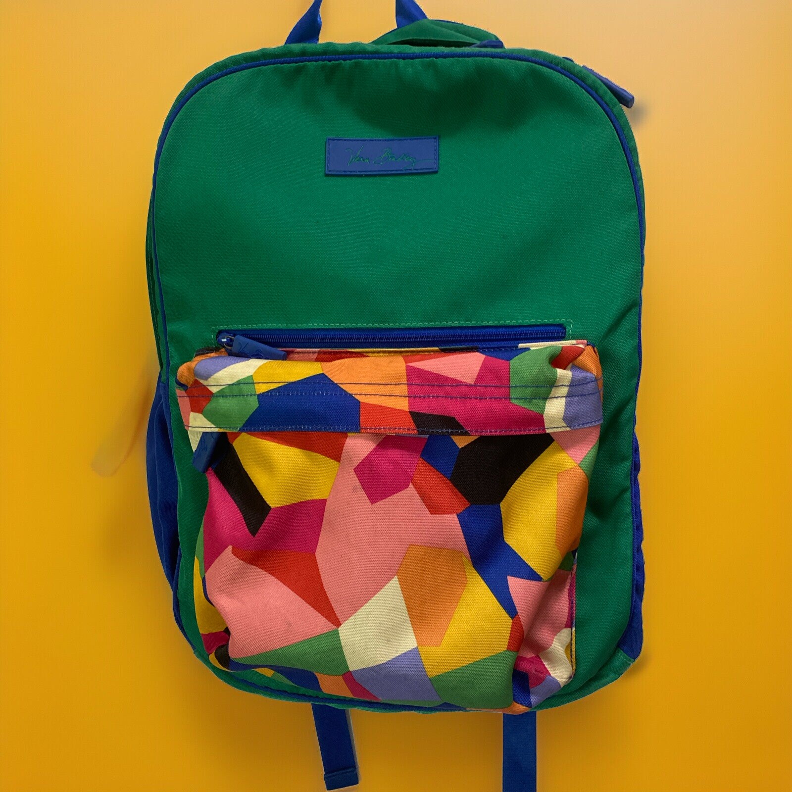 Vera Bradley Backpack Womens Large Lighten Up Colorblock Pop