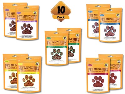 10 x Pet Munchies Dog Food Training Treats Liver Chicken Sushi