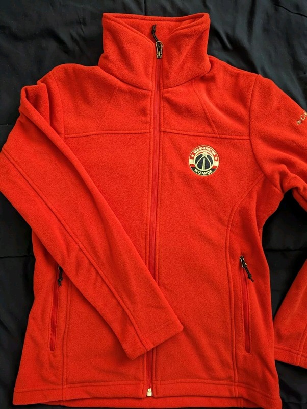 Columbia Women's Washington Wizards Red Give & Go Full-Zip Jacket Sz XS