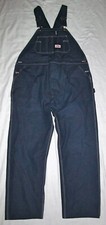 NWOT Round House Blue Jean Denim Carpenter Classic Overalls Mens Size 50 x 34