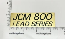 Marshall JCM 800 Logo for Amp Badge Custom Made Gold Aluminum 
