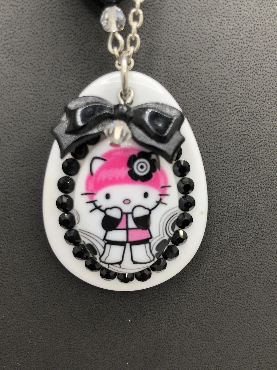 Tarina Tarantino Hello Kitty Necklace Pink Head 17 Inches Made In The USA 2003