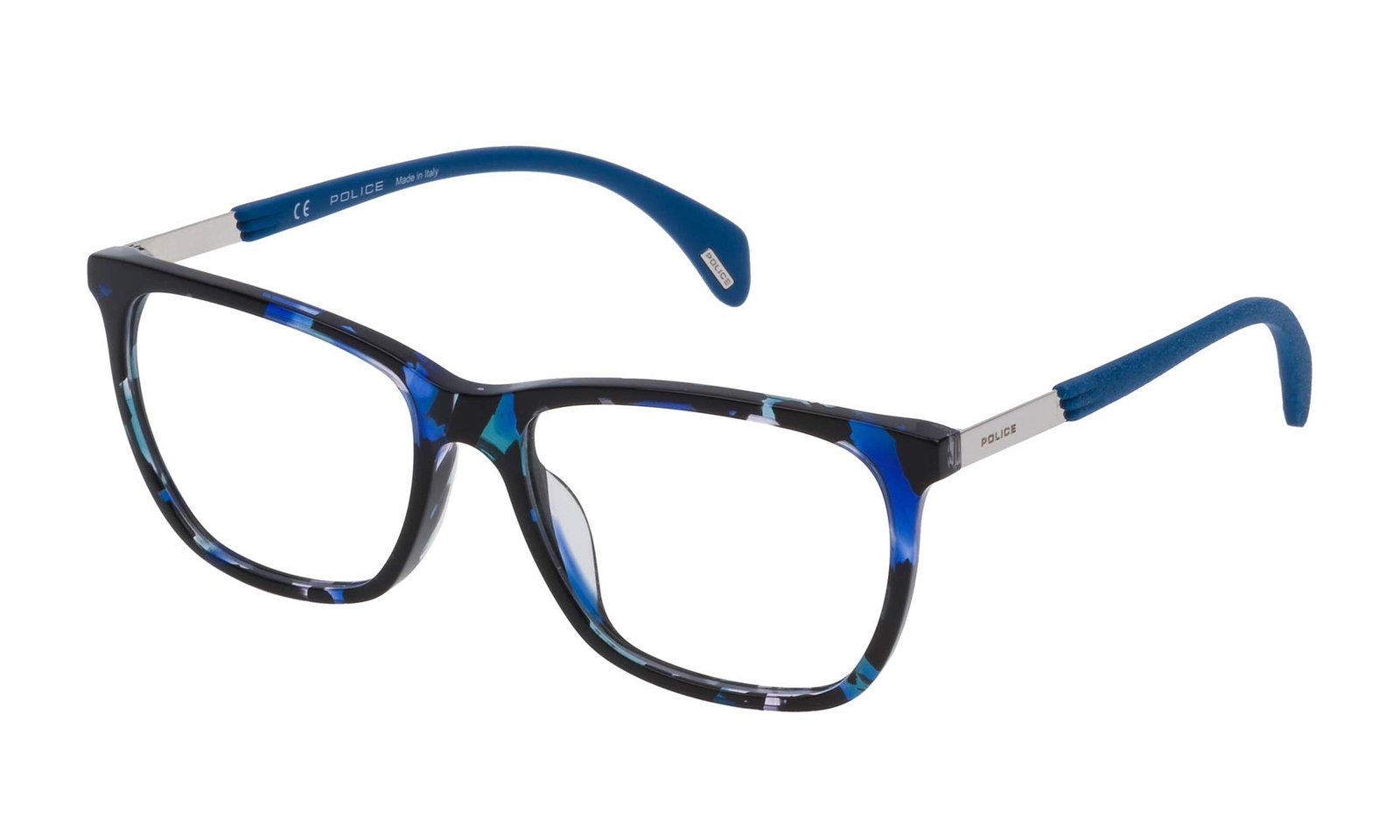 Ladies` Spectacle Frame Police Vpl6305106Rj Blue NUOVO