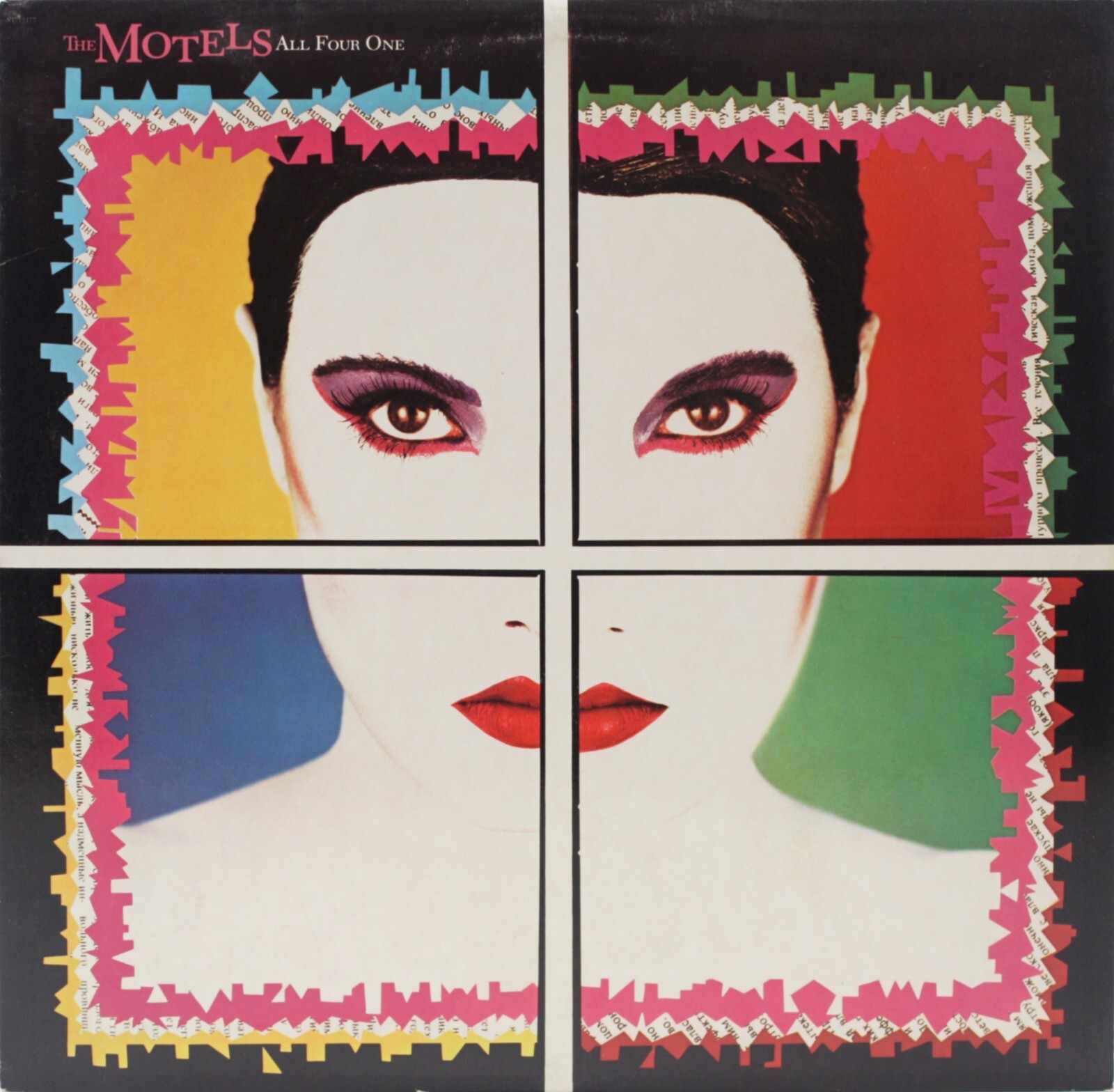 THE MOTELS All Four One USED 1982 LP New Wave Rock Vinyl Record CAP-12177