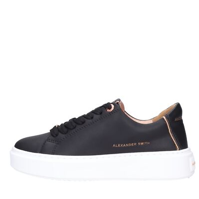 N1D 00BLK LONDON Sneakers ALEXANDER SMITH Women Black Ams062_alex