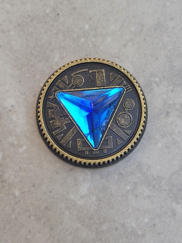 Legacy BLUE ZEO CRYSTAL Power Coin-Weathered Made for Legacy Ranger Morpher - Picture 4 of 6