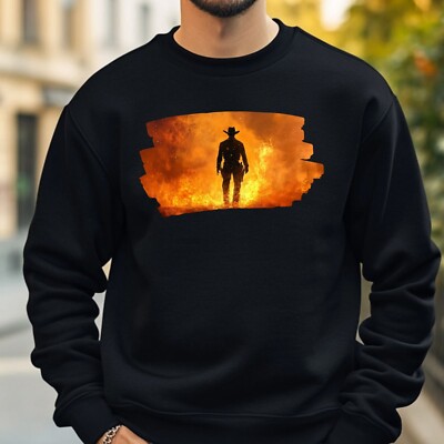 Cowboy On Fire Sweatshirt Cosy And Perfect For Any Occasion S To 4XL