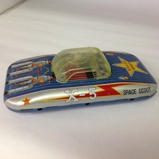 Vintage Friction Space Scout X-5 toy. 772-F