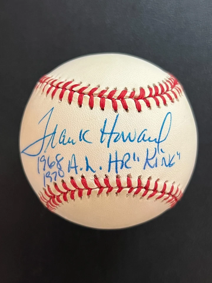 Frank Howard SIGNED Baseball JSA Cert w/COA "1968 1970 AL HR King" Inscription - Image 2 of 4