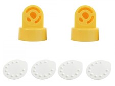 Valvesx2 and membranesx4 for Medela breastpumps. Replace Medela Valve  Membrane