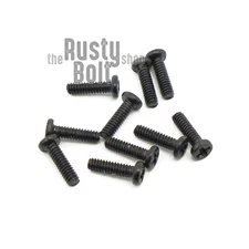 M1.4 x 5mm, Phillips Pan Head Screws, Steel, Black
