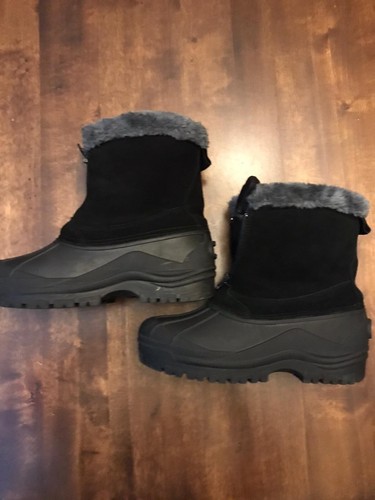 Itasca Womens Tahoe Black Gray Winter 