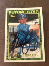 Billy Ashley - Los Angeles Dodgers 1994 Topps Future Star - AUTOGRAPHED 