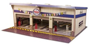 scalextric pit garage