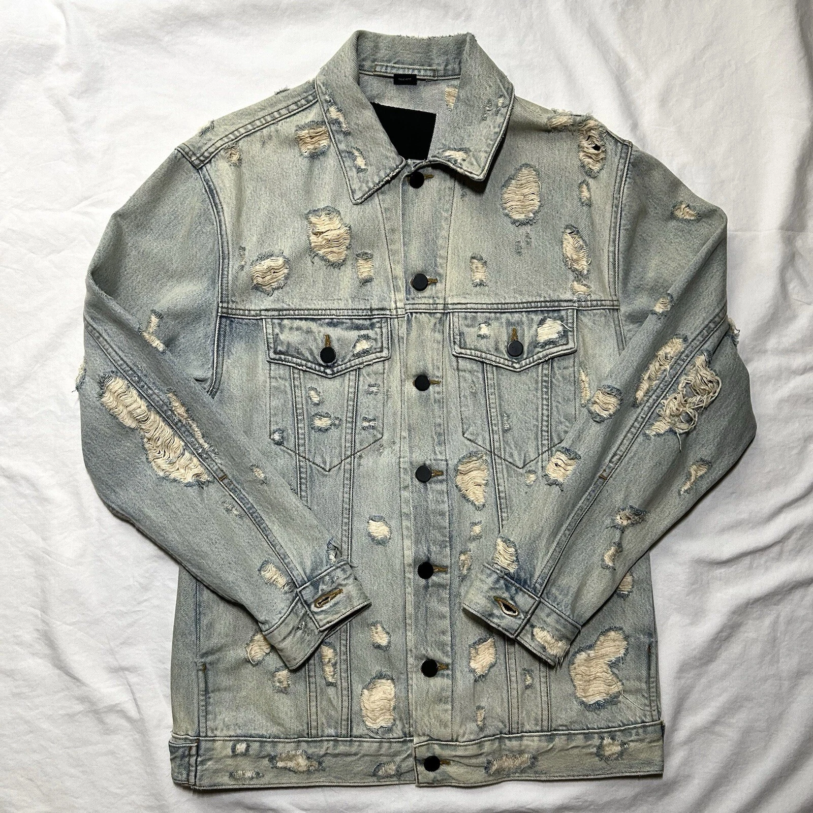 Giacca denim Alexander Wang invecchiato appena indossata taglia S made in USA