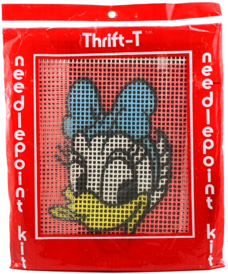 Vintage Disney Daisy Duck Needlepoint Kit 10x12 Sealed NOS