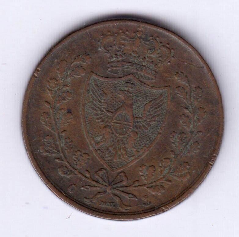 値下げ中！Antonio Scardina ITALY ITALIA Sardinia 5 Centesimi 1826P Anchor KM100.1