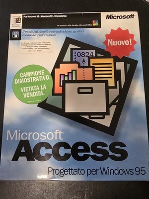 Microsoft Access Windows 95 Neu Vintage Selten Aus Sammlung