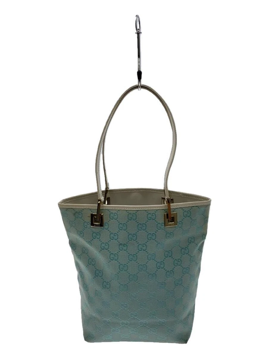 Sac fourre tout GUCCI GG toile bleu