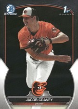 2023 Bowman Draft #BDC-189 Jacob Cravey Chrome