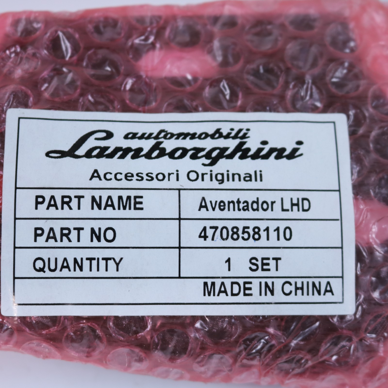 GENUINE Lamborghini Aventador LHD PHONE HOLDER KIT 470858110