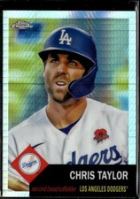 2022 Topps Chrome Platinum Anniversary #482 Chris Taylor X-Fractor